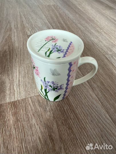 Кружка с крышкой, кружка