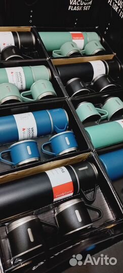 Новый набор термос и кружки