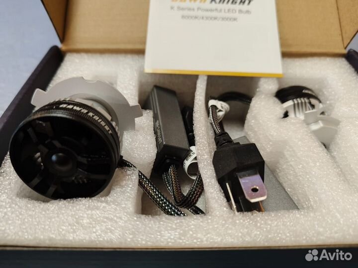 Светодиодные лампочки h4 6000K Новые