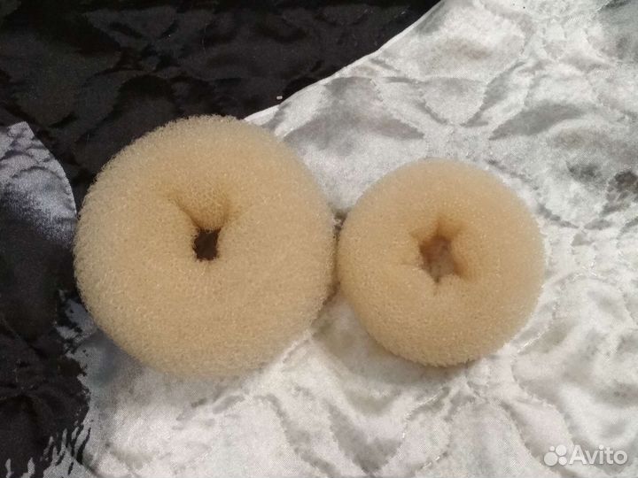 Губка резинка бублик для создания пучка из волос