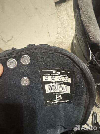 Сноубордические ботинки