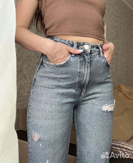 Джинсы zara 34
