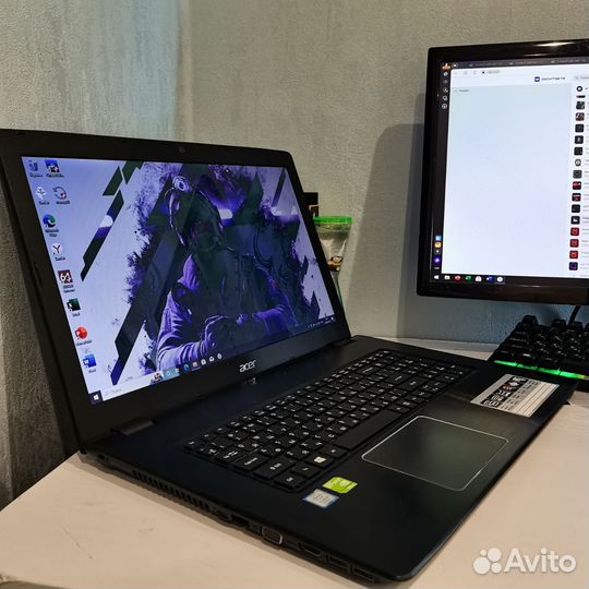 Ноутбук Acer 17.3 i3 RAM 8GB 940mxssd/HDD