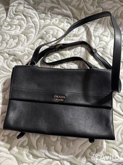 Сумка женская натуральная кожа prada