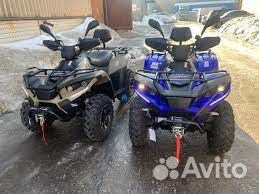 Квадроцикл Linhai Yamaha D 300 4WD синий