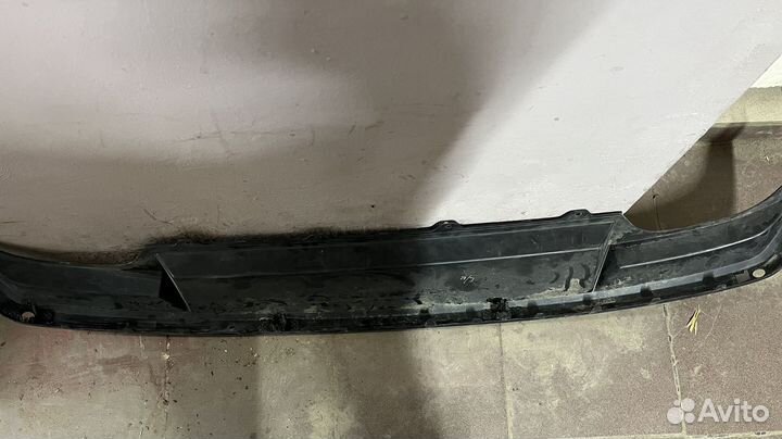 Диффузор на задний бампер skoda octavia a7