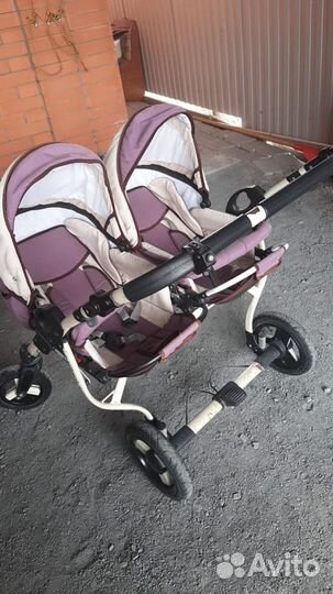 Коляска 2в 1 для двойни