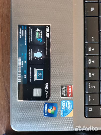 Ноутбук asus PRO 5IJ