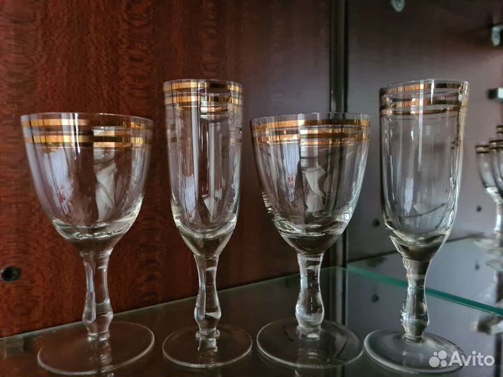 Бокал, рюмки, стаканы. Хрусталь, стекло СССР