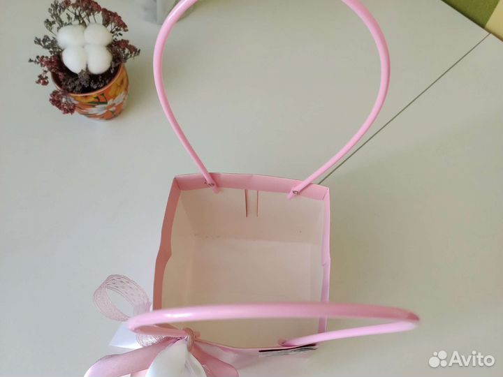 Сумка корзинка подарочная бумажная