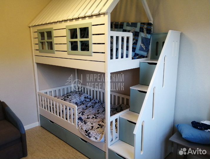 Кровать двухъярусная 