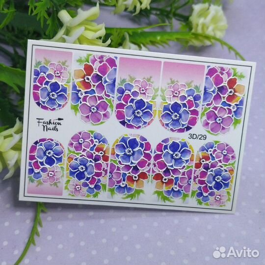 Слайдеры 3D Fashion Nails