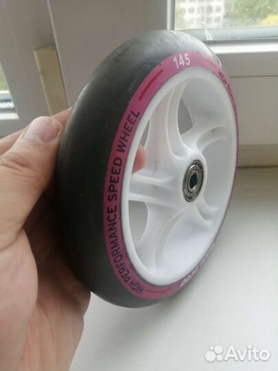 Колесо для самоката 145 розовое