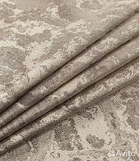 Штора портьерная Карара 150x260 см латте; Ле-гранд