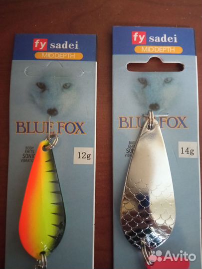 Блесна blue fox