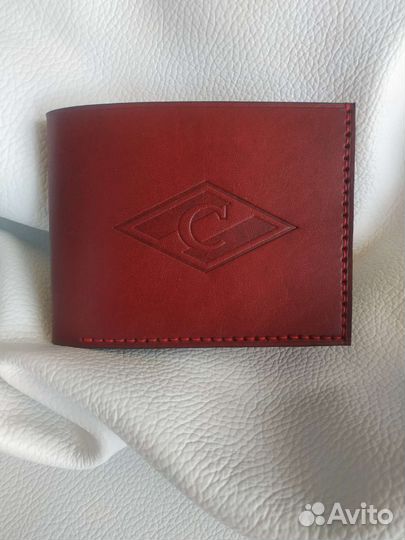 Кошелек мужской кожаный ручной работы