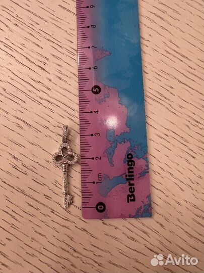 Подвеска ключик золотой