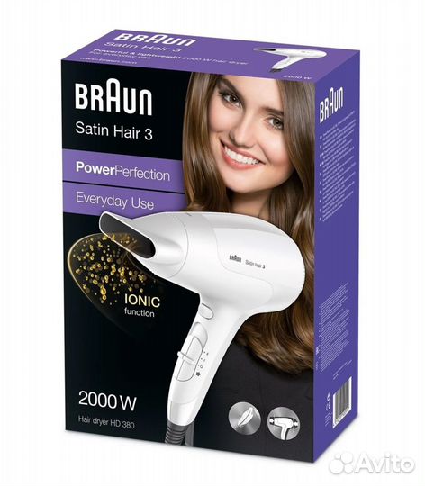 Фен Braun HD 380 Satin Hair 3