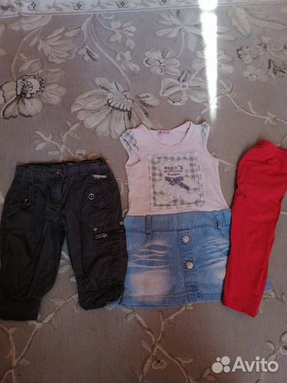 Вещи пакетом на девочку 3-4 лет