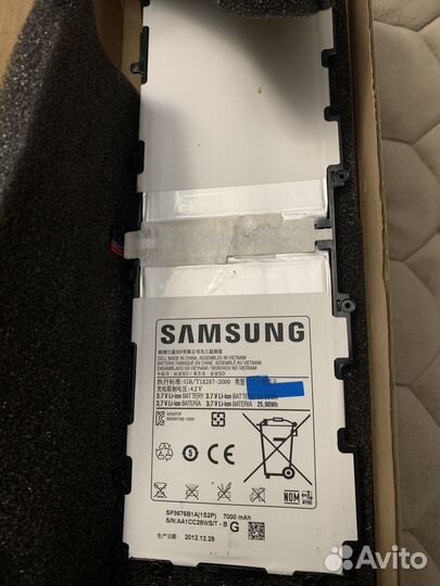 Аккумулятор для планшета samsung note