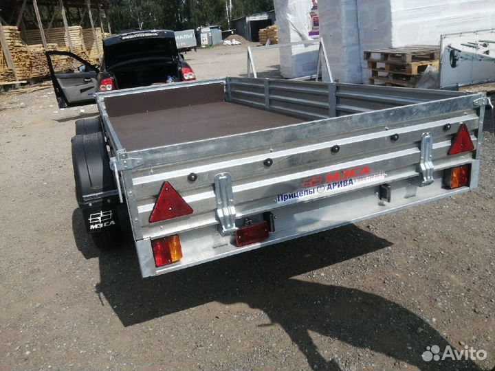 Прицеп легковой двухосный. Фаркопы и автобоксы