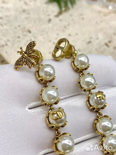 Серьги Dior длинные