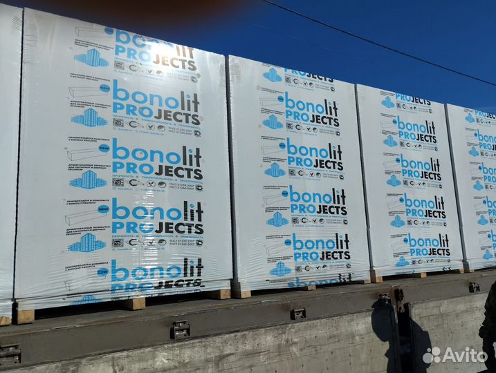 Газобетонные блоки с завода Бонолит