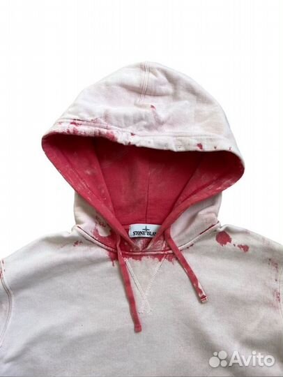 Stone island hand corrosion hoodie
