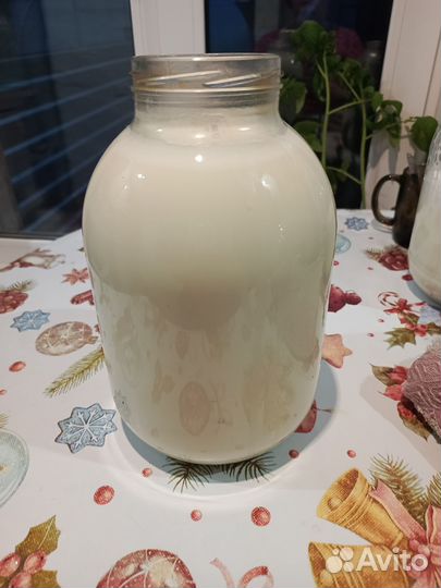 Молоко коровье домашнее