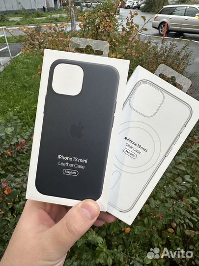 Оригинальный кожаный Leather Case 13 mini black