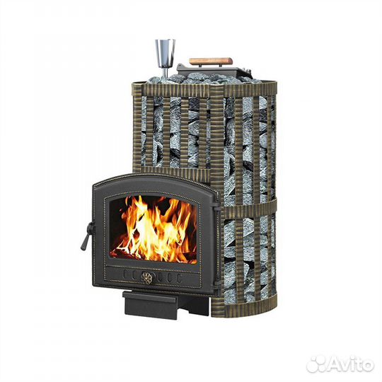 Печь для бани везувий Ураган Ковка 16 (224)