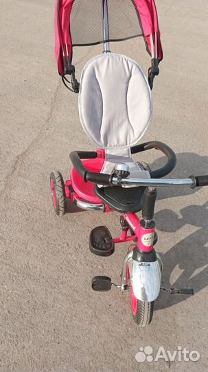 Детский велосипед с родительской ручкой