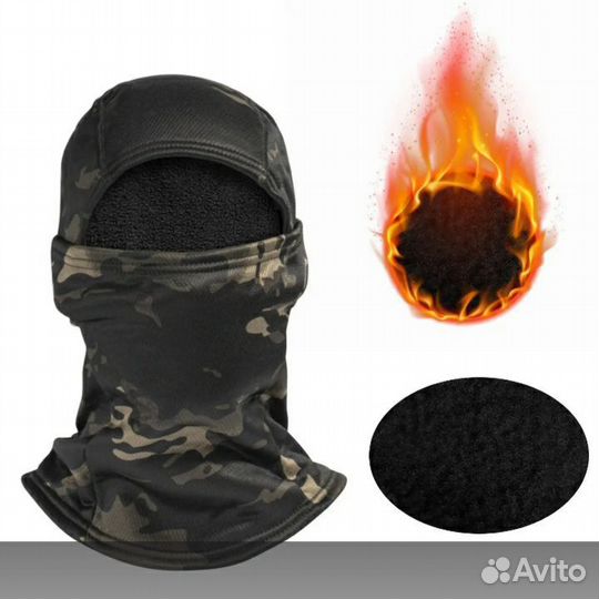 Балаклава зимняя флисовая (камуфляж)