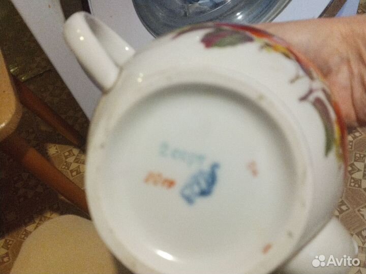 Чайник Цветы Юга лфз 50-е гг. всхв