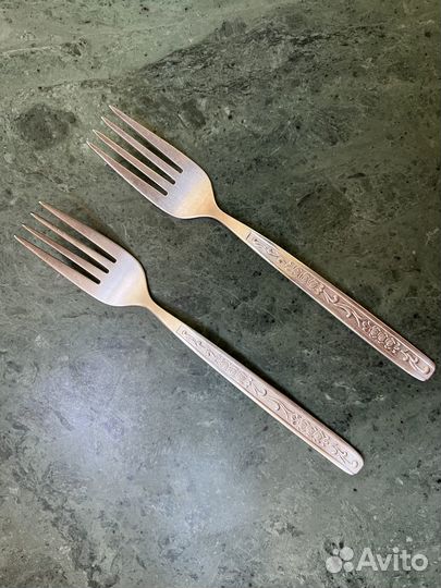 Вилки мельхиор розы мнц