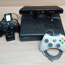 Xbox 360 + Kinect + гитары + 3 игры