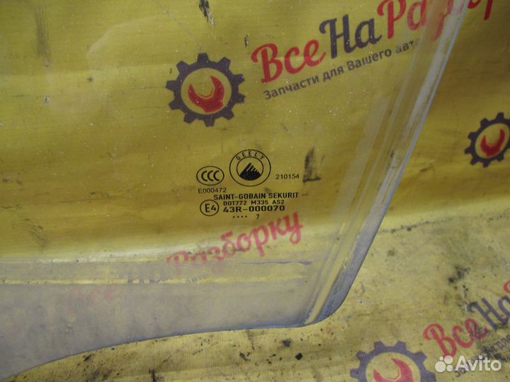 Стекло П.Л. двери Geely CK Otaka