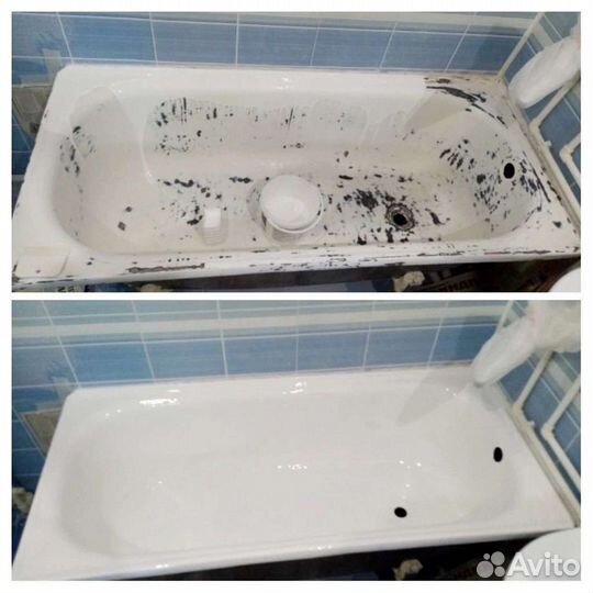 Реставрация ванн жидким акрилом
