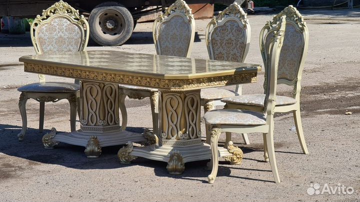 Стол и стулья Люкс