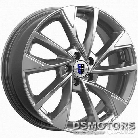 Диски Роквуд 7.0/17 5x100 ET38 d67.1 дарк платинум