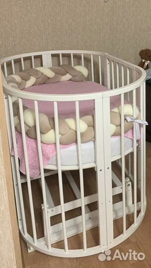 Бортик коса в кроватку