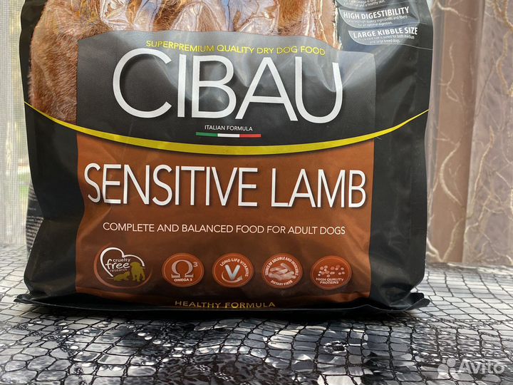 Корм для собак cibau sensitive lamb