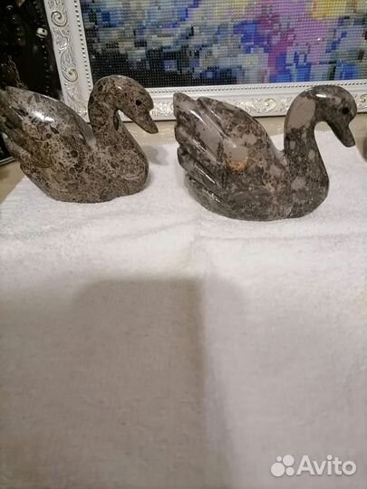 Фигурки животных из оникса