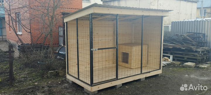 Вольеры для собак уличный 022