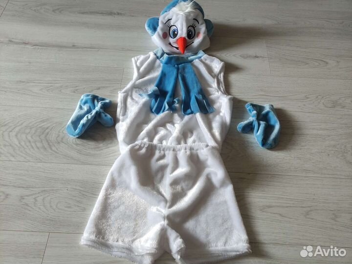 Прокат (аренда) - костюм снеговика для мальчика