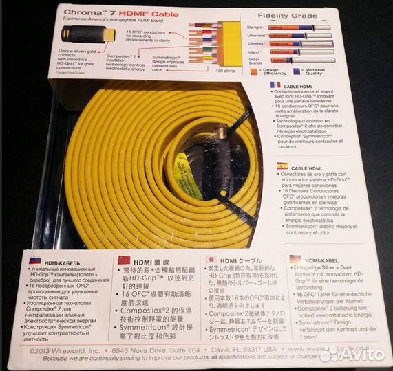 Акустический кабель для Hi-Fi, Hi-End.Coaxial hdmi