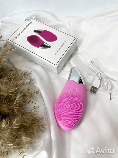 Миниатюрная ультрозвуковая щеточка для лица