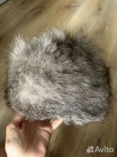 Шапка меховая из песца и песцовый воротник