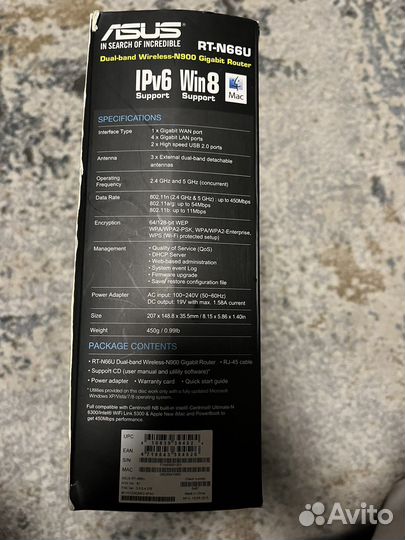Роутер asus RT-N66U