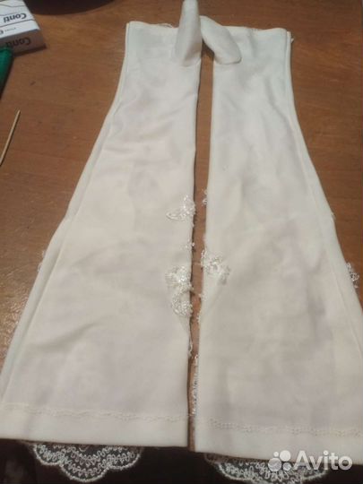 Перчатки свадебные